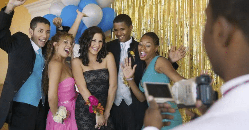 Image of students enjoying a school event in Baltimore, MD.